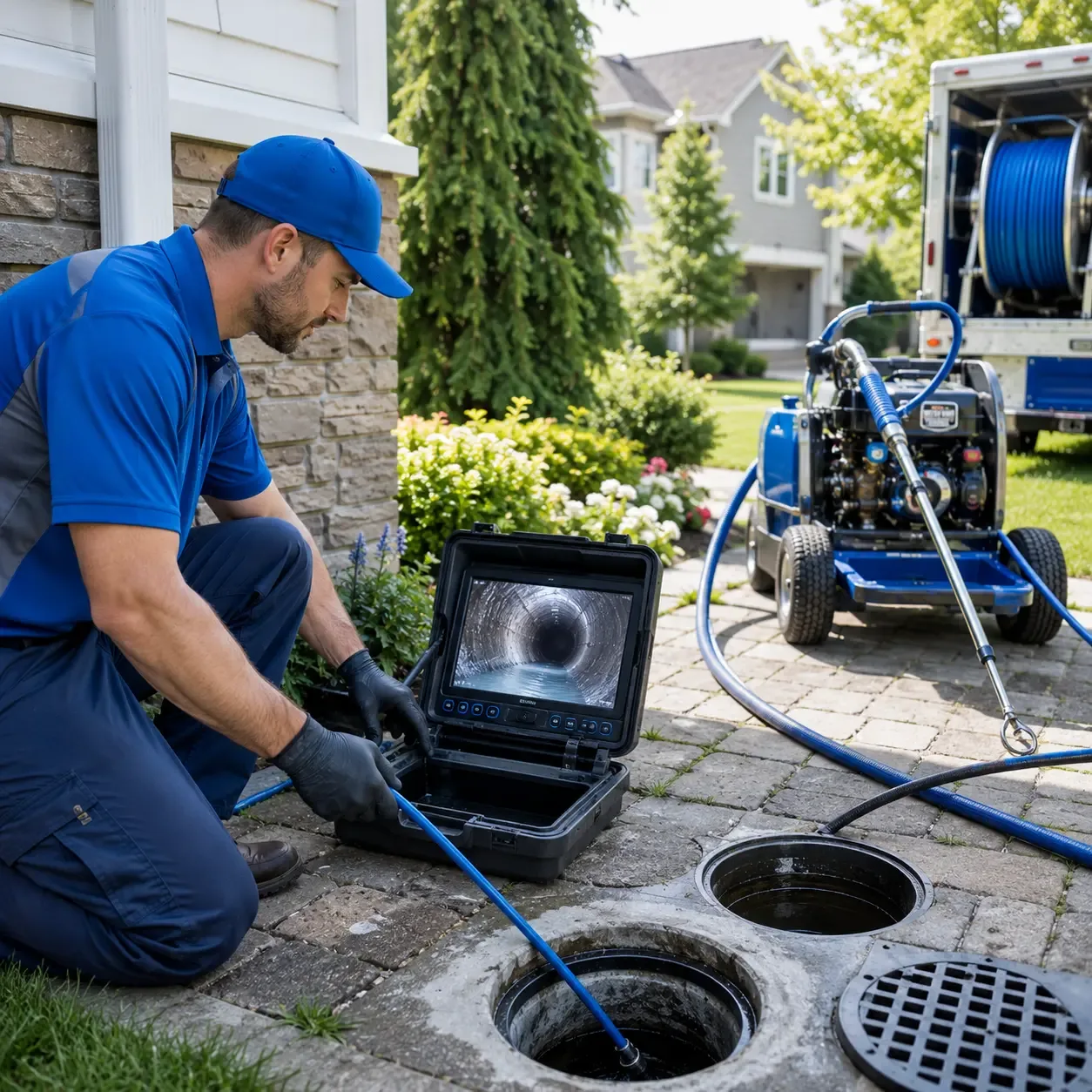 Outdoor drain cleaning professionals serving Warsaw, IL
